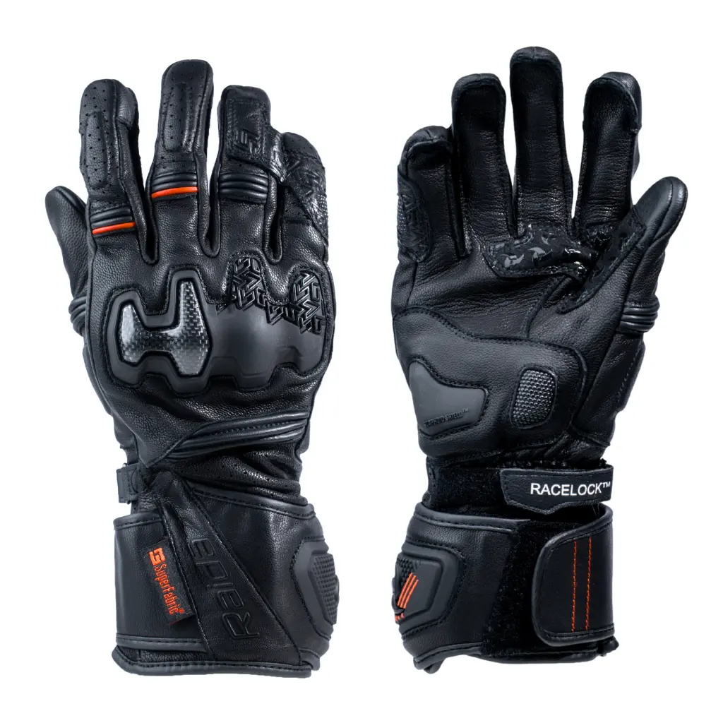 Racing Gloves Raida Drift EVO Carbon Fibre Knuckle protection
