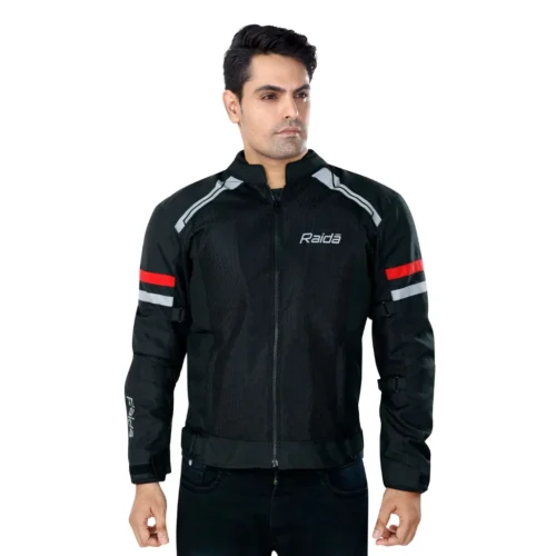 Raida Tourer Jacket | Black/Red