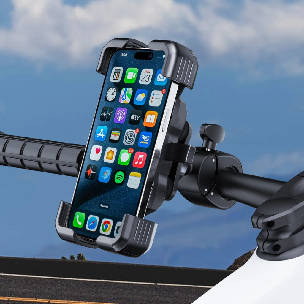 REVLOX FlexPro Motorcycle Mobile Mount with Vibration Dampener - Image 8