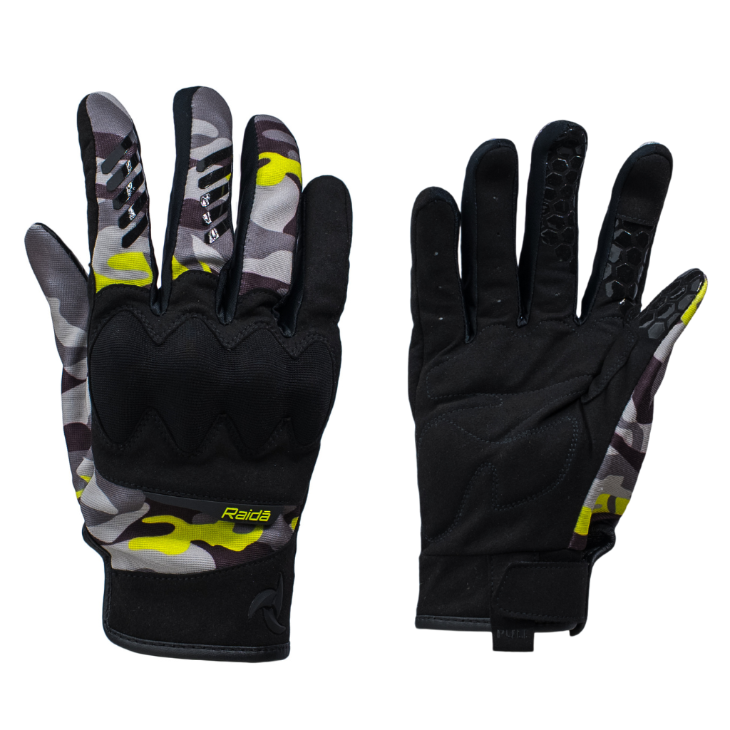 Raida Trailcraft Off-Road Gloves | Camo-Hiviz