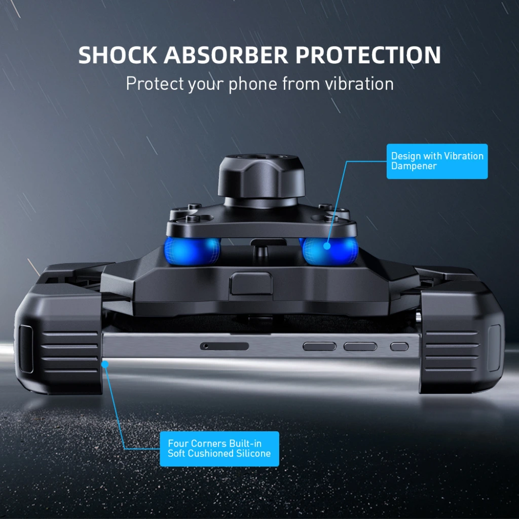 REVLOX FlexPro Motorcycle Mobile Mount with Vibration Dampener - Image 6