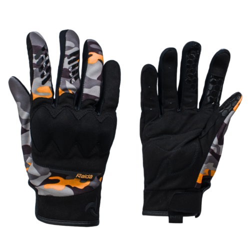 Raida Trailcraft Off-Road Gloves | Camo-Orange