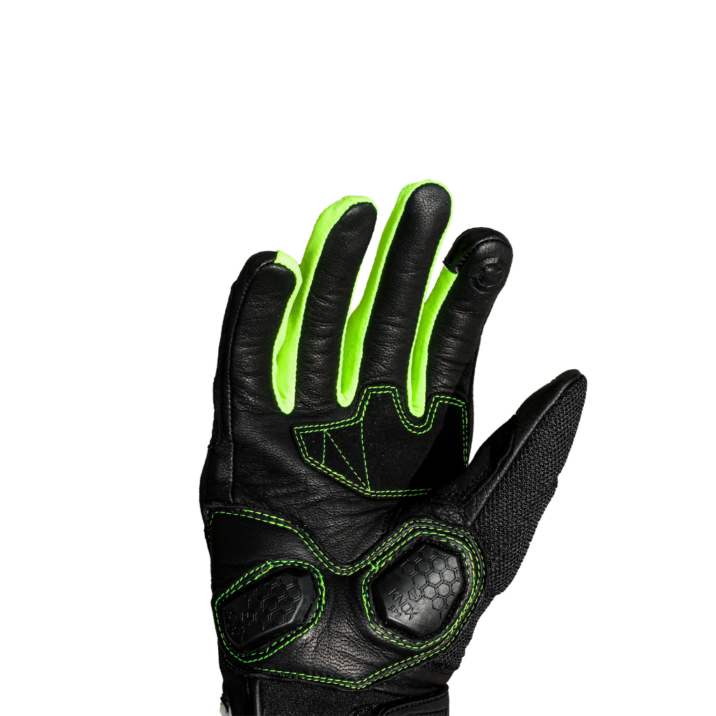 Raida AirWave Motorcycle Gloves | Hi-Viz - Image 3