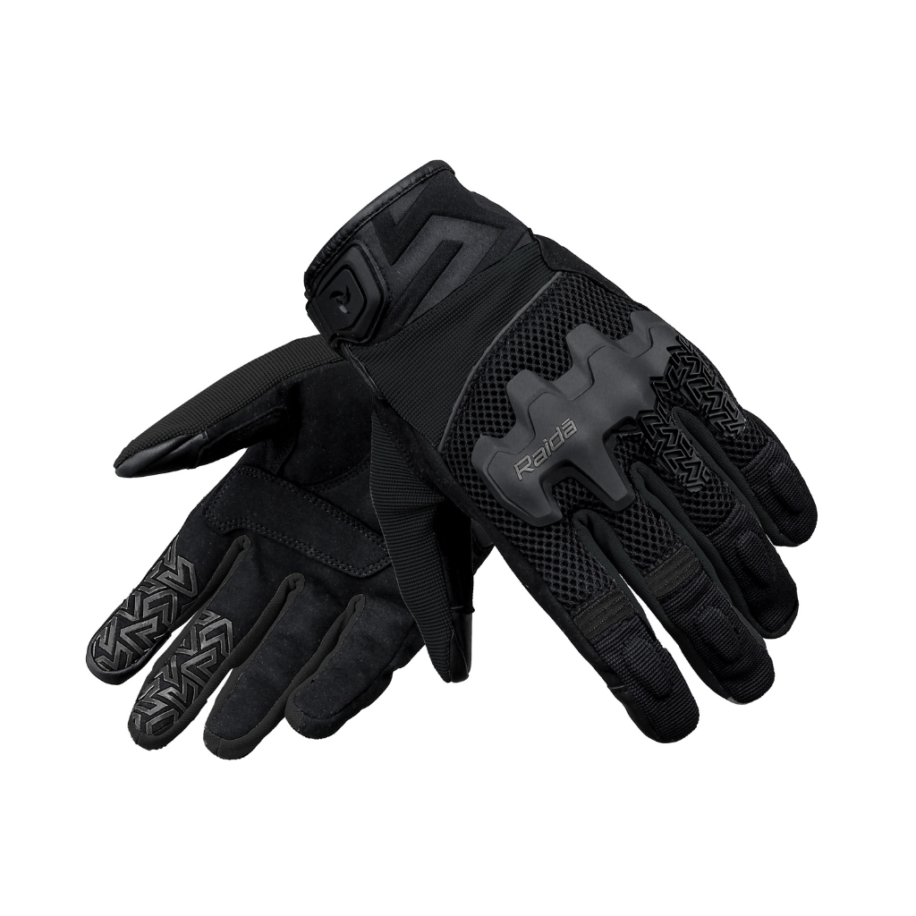 Raida Drift Motorcycle Gloves | Black