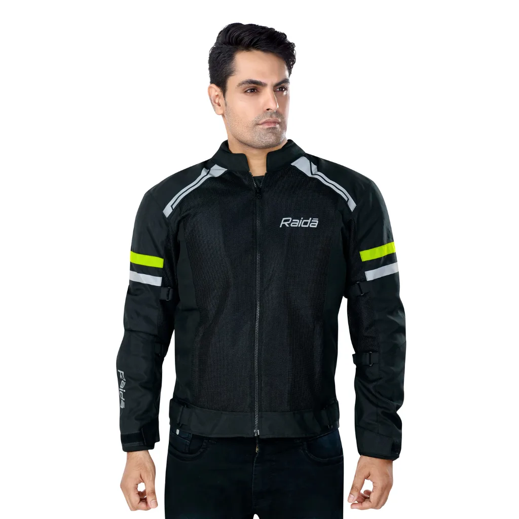 Raida Tourer Jacket | Black/Hiviz - Image 2