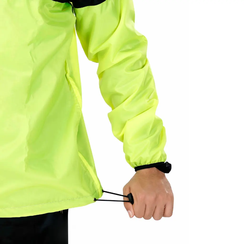 Raida Drymax 10K Rain Jacket | Hiviz-Black - Image 3