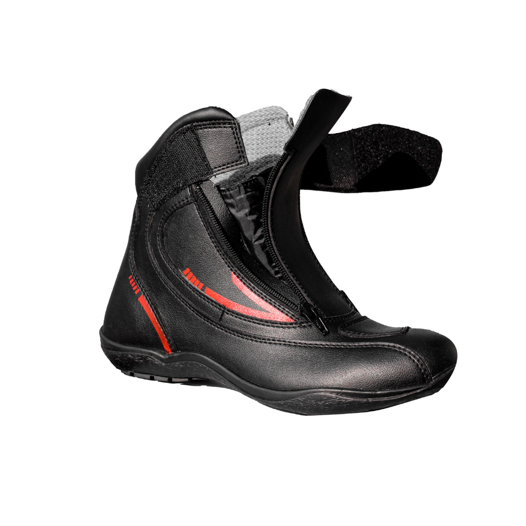 Raida Tourer Motorcycle Boots | Red - Image 2