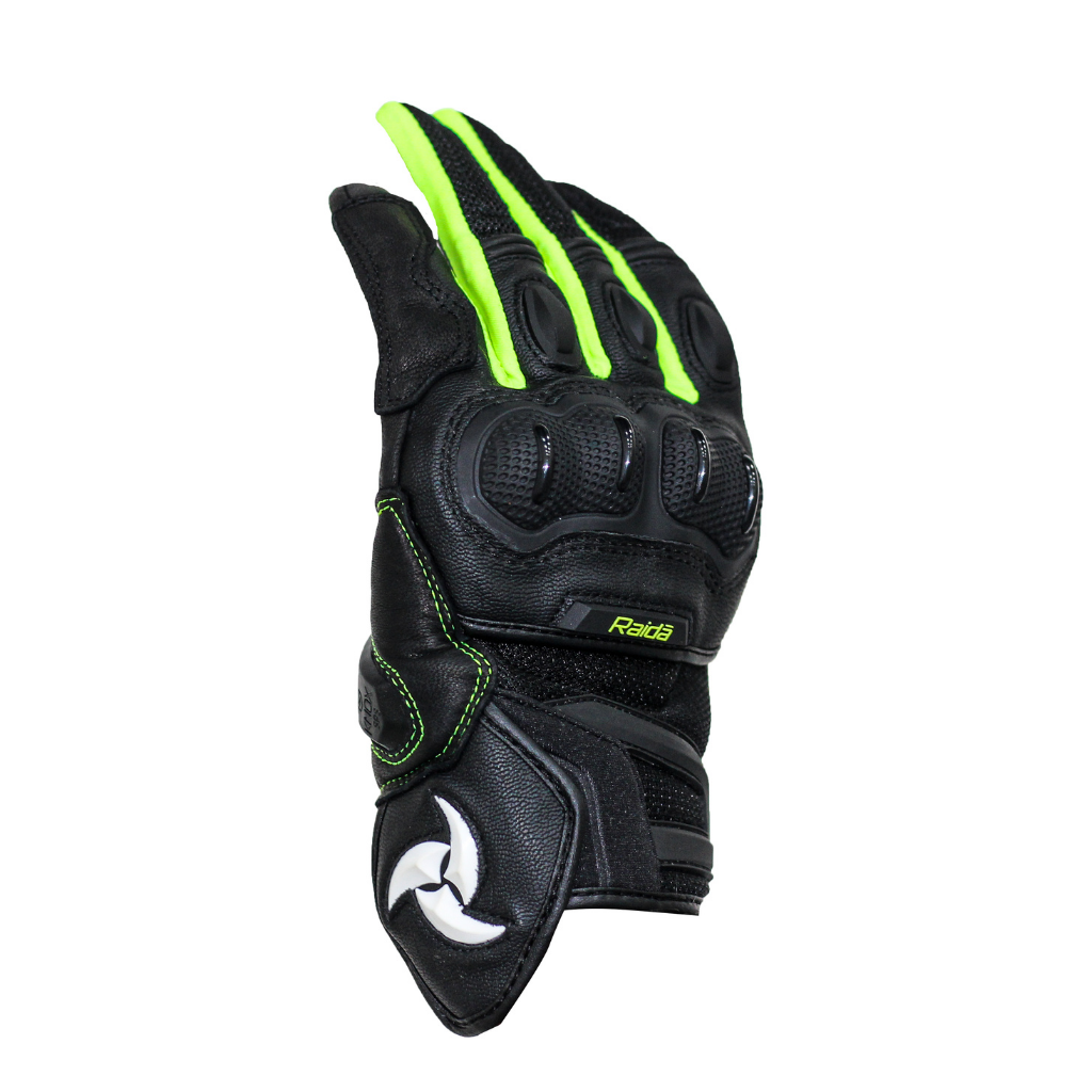 Raida AirWave Motorcycle Gloves | Hi-Viz - Image 2
