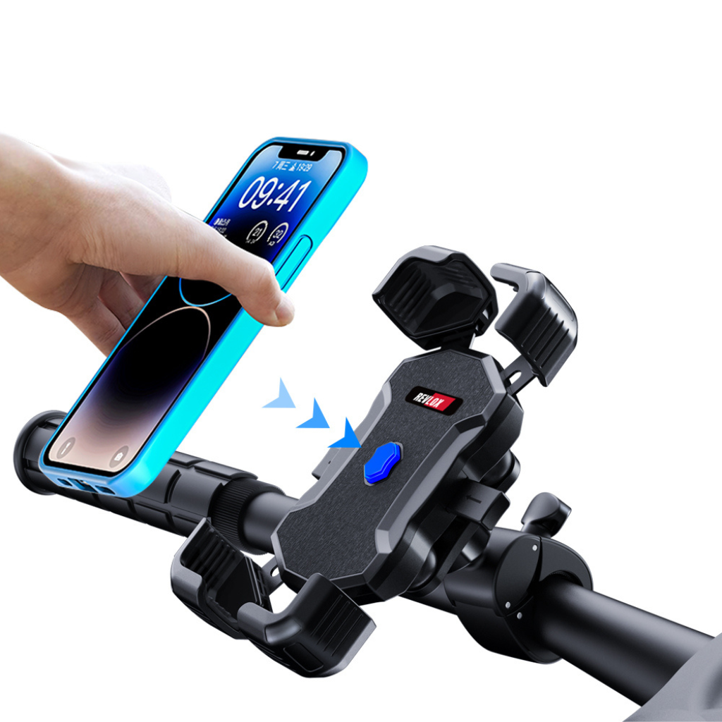 REVLOX FlexPro Motorcycle Mobile Mount with Vibration Dampener