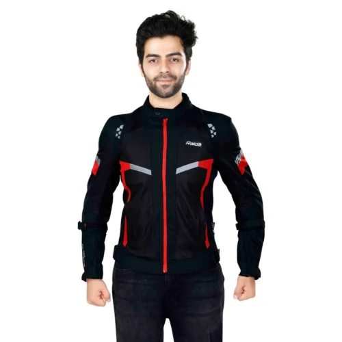 Raida BOLT Motorcycle Jacket | Red