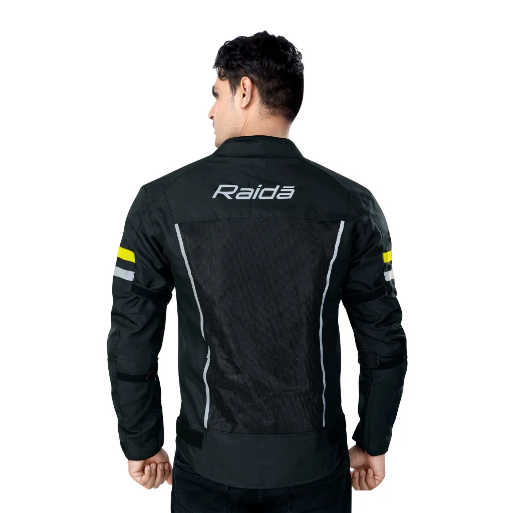 Raida Tourer Jacket | Black/Hiviz - Image 2