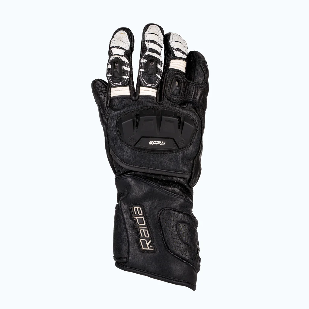 Raida AeroPrix Motorcycle Gloves | White