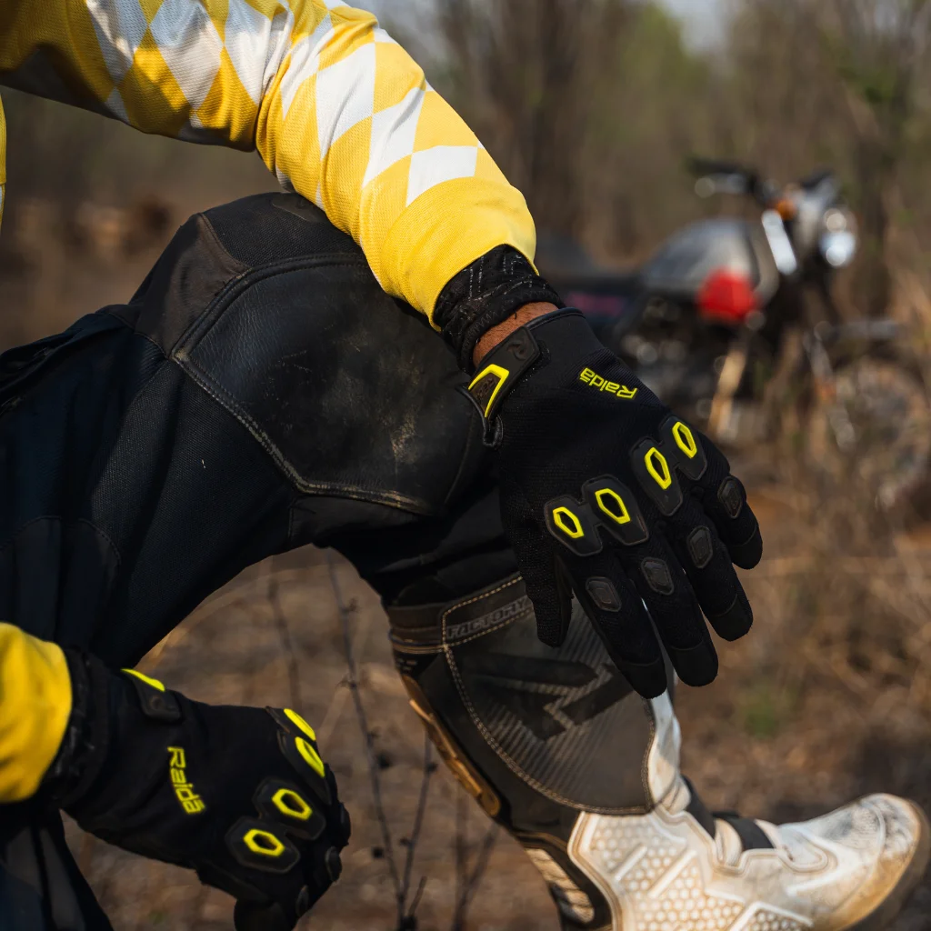 Raida Avantur MX Gloves | Hi-Viz - Image 2