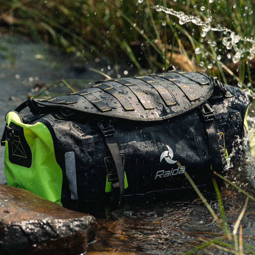 Raida DryPorter Waterproof Tail Bag | Hi-Viz - Image 2