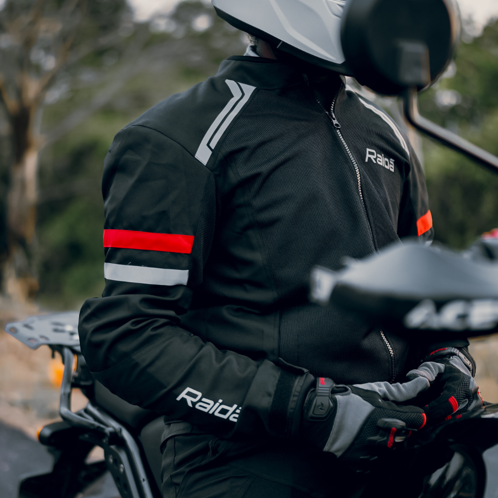 Raida Tourer Jacket | Black/Red - Image 2